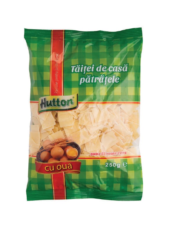 Tăiței de casă pătrățele cu ouă, 250g