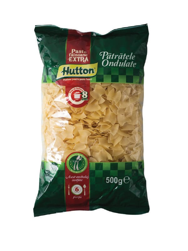 Pătrățele ondulate paste scurte, 500g