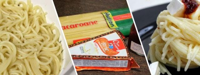 paste cu brie si dulceata de ardei iuti