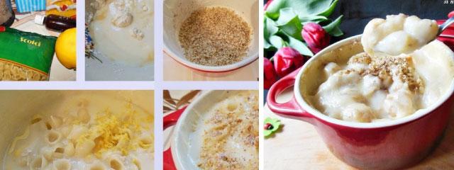 paste cu sos de vanilie si nuca