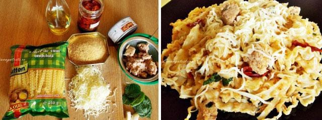 Paste cu ton, lămâie și mentă