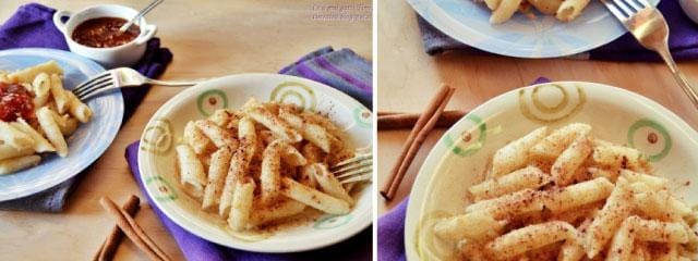 Penne cu scorțișoară