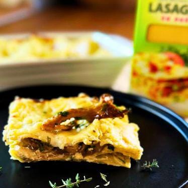 Lasagne cu ciuperci